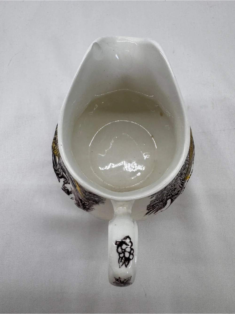 Vintage S.R. Staffordshire Ironstone Creamer Yorkshire Multicolor Cottagecore